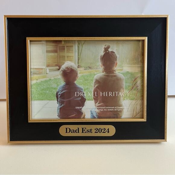 Dad Heritage Photo Frame Set - Black and Brown - Picture 3 of 4